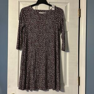 LOFT womens 3/4 sleeve dress; size small